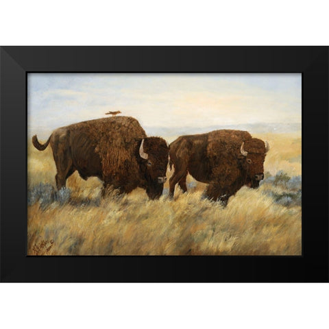 Hitchhiker I Black Modern Wood Framed Art Print by Winkler, Kathy