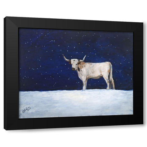 Journey Through the Snow III Black Modern Wood Framed Art Print with Double Matting by Winkler, Kathy