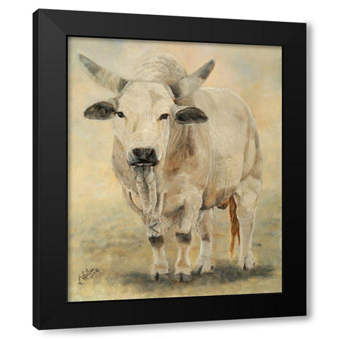 Tuff Enuff II Black Modern Wood Framed Art Print by Winkler, Kathy