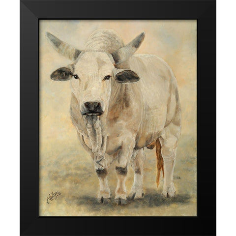 Tuff Enuff II Black Modern Wood Framed Art Print by Winkler, Kathy