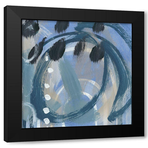 Dwellings I Black Modern Wood Framed Art Print with Double Matting by Zarris, Chariklia