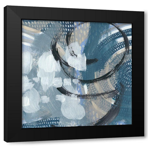 Dwellings VIII Black Modern Wood Framed Art Print with Double Matting by Zarris, Chariklia