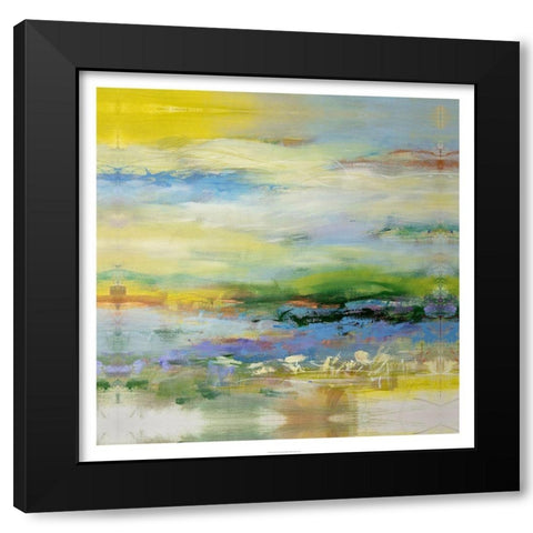 Call of the Calm Black Modern Wood Framed Art Print by Bothne, Janet