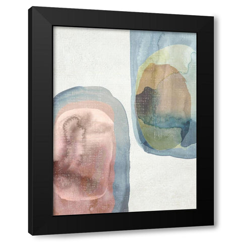 Light Conversation II Black Modern Wood Framed Art Print with Double Matting by Zarris, Chariklia