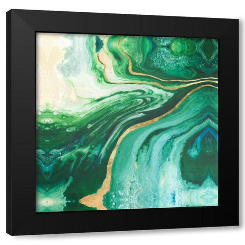 Embellished Amazonian I Black Modern Wood Framed Art Print with Double Matting by Ludwig, Alicia