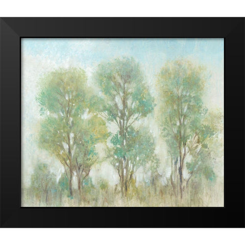 Muted Trees I Black Modern Wood Framed Art Print by OToole, Tim