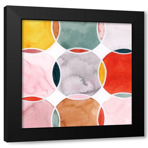 Sensical V Black Modern Wood Framed Art Print by Popp, Grace