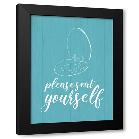 Bathroom Suggestions II Black Modern Wood Framed Art Print with Double Matting by Popp, Grace