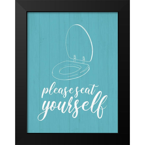 Bathroom Suggestions II Black Modern Wood Framed Art Print by Popp, Grace