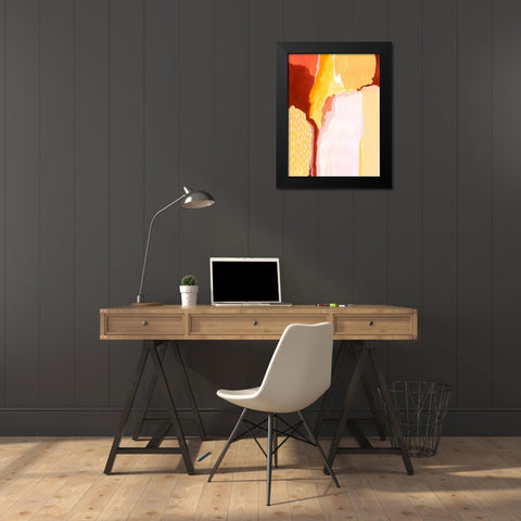 Liquid Sun I Black Modern Wood Framed Art Print by Popp, Grace