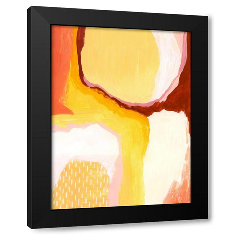 Liquid Sun II Black Modern Wood Framed Art Print by Popp, Grace