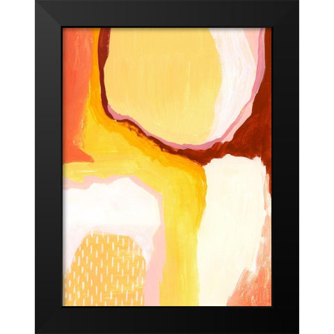Liquid Sun II Black Modern Wood Framed Art Print by Popp, Grace