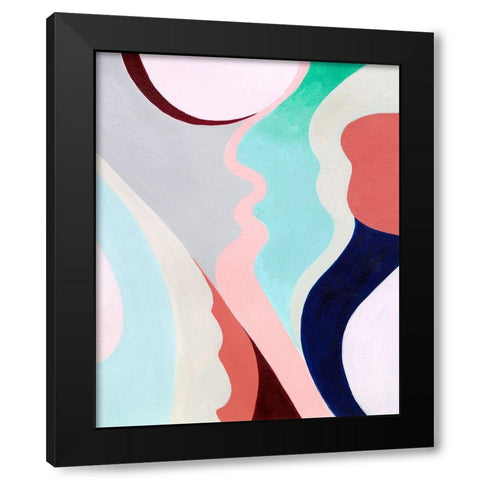 Pastel Highlands I Black Modern Wood Framed Art Print by Popp, Grace