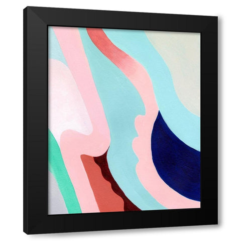 Pastel Highlands II Black Modern Wood Framed Art Print by Popp, Grace