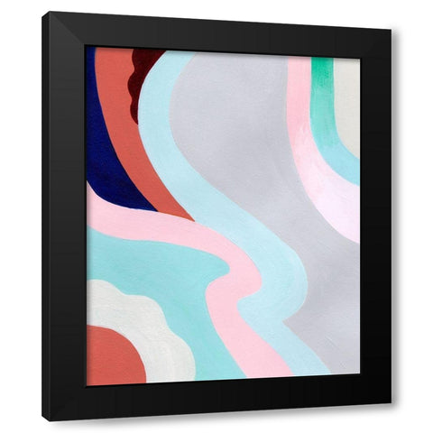 Pastel Highlands III Black Modern Wood Framed Art Print by Popp, Grace