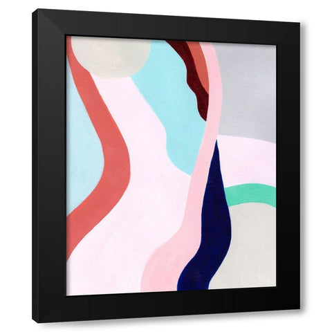 Pastel Highlands IV Black Modern Wood Framed Art Print by Popp, Grace