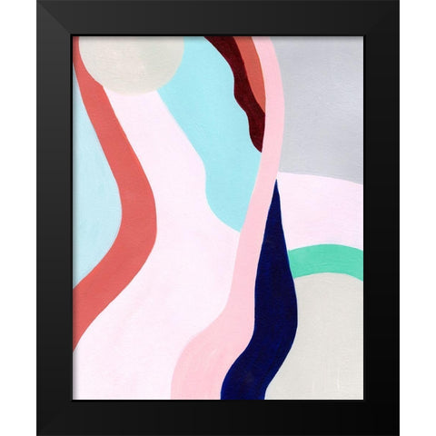 Pastel Highlands IV Black Modern Wood Framed Art Print by Popp, Grace