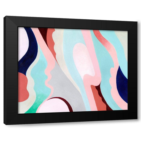 Pastel Highlands V Black Modern Wood Framed Art Print by Popp, Grace