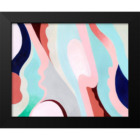 Pastel Highlands V Black Modern Wood Framed Art Print by Popp, Grace