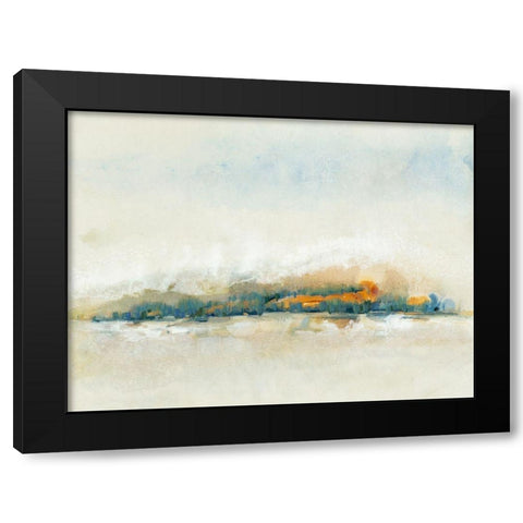 Bass Island I Black Modern Wood Framed Art Print with Double Matting by OToole, Tim