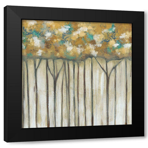 Golden Canopy I Black Modern Wood Framed Art Print with Double Matting by Zarris, Chariklia