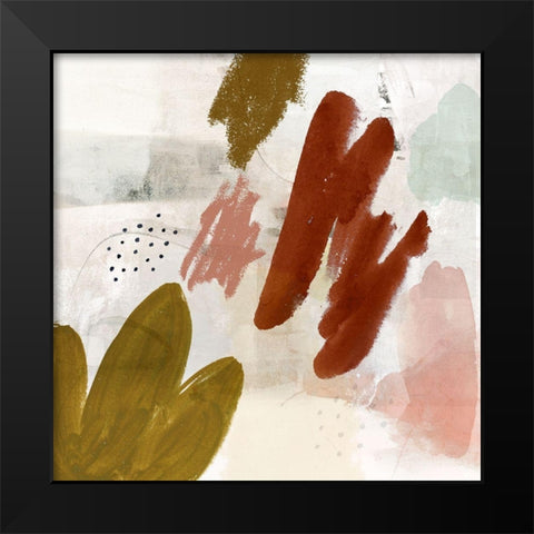 Soft Solace II Black Modern Wood Framed Art Print by Borges, Victoria