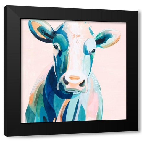 Pastel Pasture I Black Modern Wood Framed Art Print by Popp, Grace
