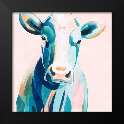 Pastel Pasture I Black Modern Wood Framed Art Print by Popp, Grace