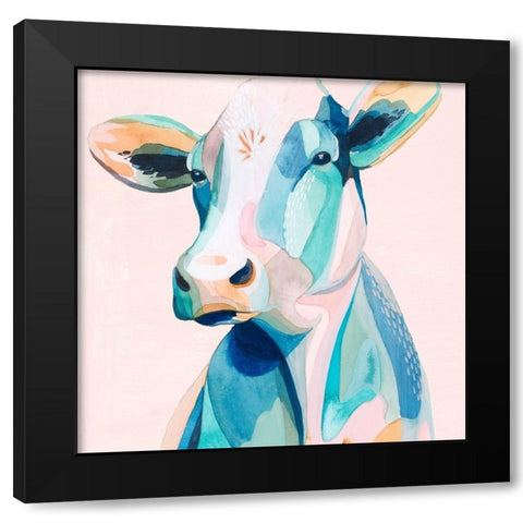 Pastel Pasture II Black Modern Wood Framed Art Print by Popp, Grace
