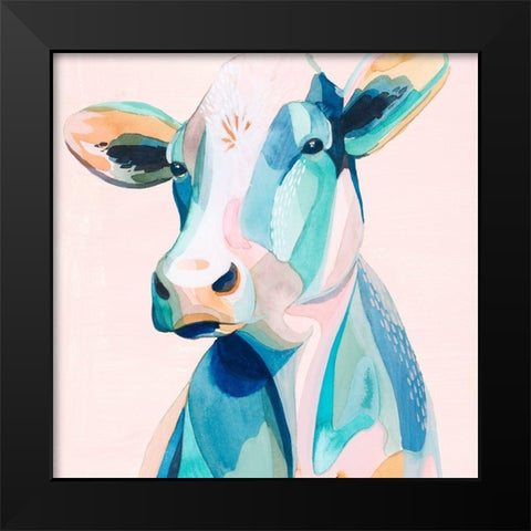 Pastel Pasture II Black Modern Wood Framed Art Print by Popp, Grace