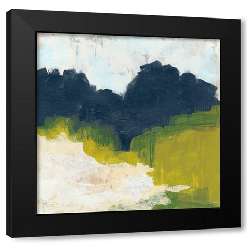 Field Sketch I Black Modern Wood Framed Art Print by Vess, June Erica