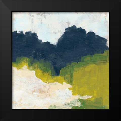 Field Sketch I Black Modern Wood Framed Art Print by Vess, June Erica