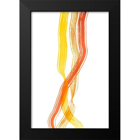 Ribboned IV Black Modern Wood Framed Art Print by Ludwig, Alicia