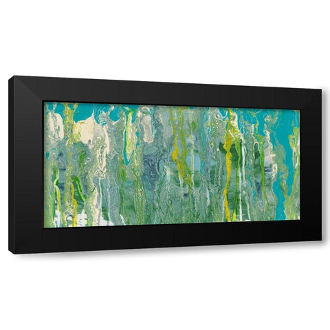 Molten Glass I Black Modern Wood Framed Art Print with Double Matting by Ludwig, Alicia