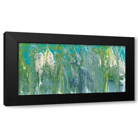 Molten Glass II Black Modern Wood Framed Art Print by Ludwig, Alicia