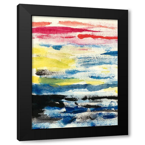 Partly Sunny I Black Modern Wood Framed Art Print by Ludwig, Alicia