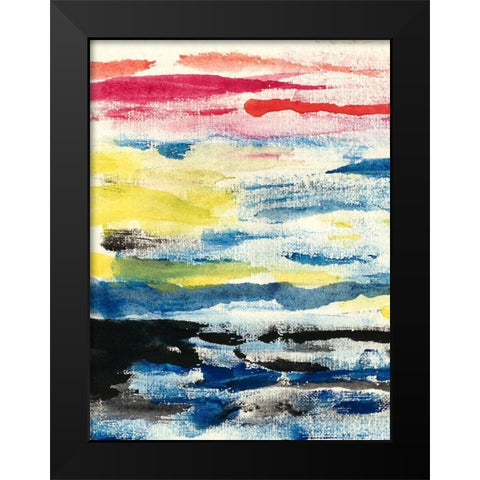Partly Sunny I Black Modern Wood Framed Art Print by Ludwig, Alicia