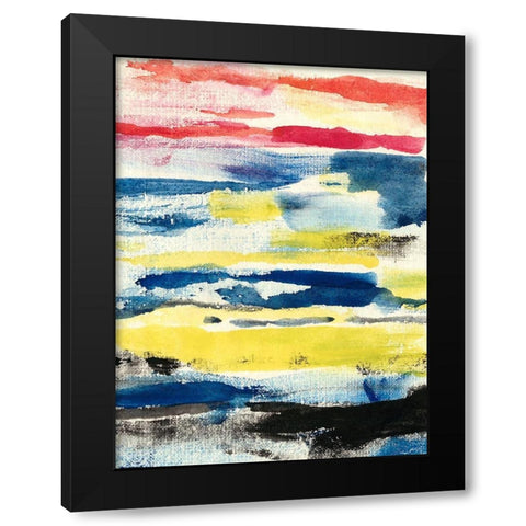 Partly Sunny II Black Modern Wood Framed Art Print by Ludwig, Alicia