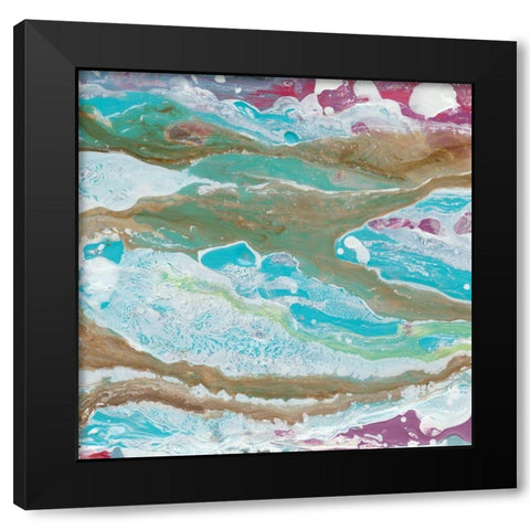 Mermaids Tale I Black Modern Wood Framed Art Print by Ludwig, Alicia