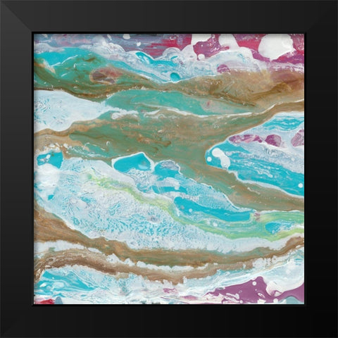 Mermaids Tale I Black Modern Wood Framed Art Print by Ludwig, Alicia