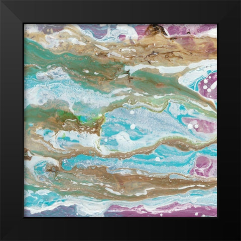 Mermaids Tale II Black Modern Wood Framed Art Print by Ludwig, Alicia