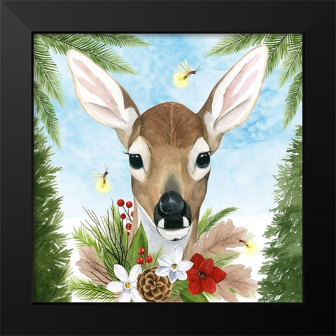 Forest Christmas I Black Modern Wood Framed Art Print by Popp, Grace