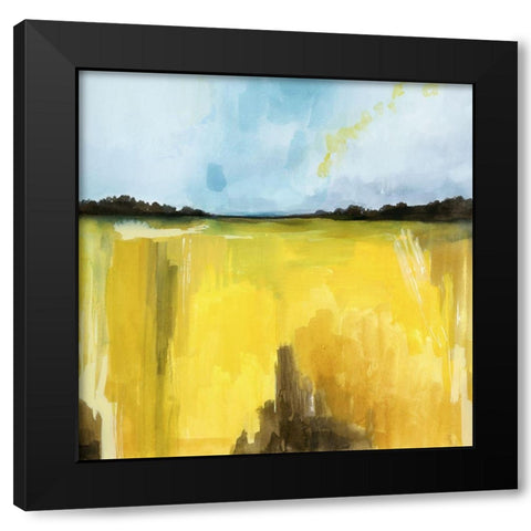 Gilt Meadow I Black Modern Wood Framed Art Print by Popp, Grace