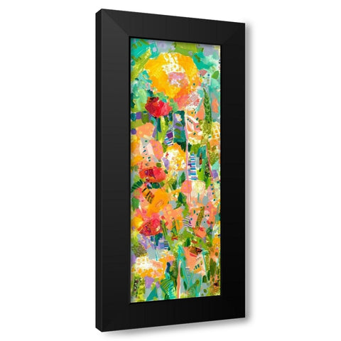 Lime Garden I Black Modern Wood Framed Art Print by Grim, Tara Funk