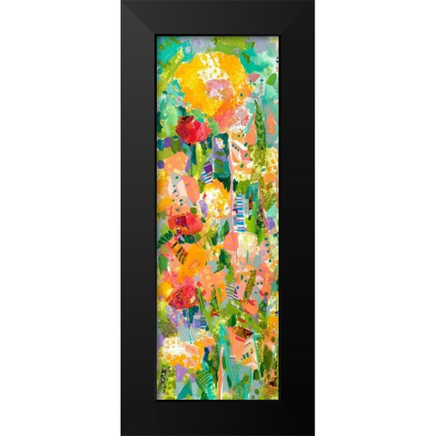 Lime Garden I Black Modern Wood Framed Art Print by Grim, Tara Funk