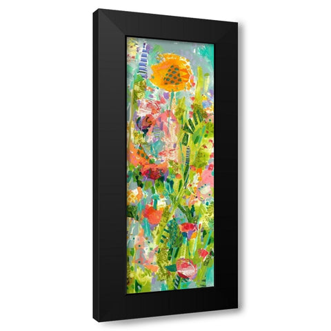 Lime Garden II Black Modern Wood Framed Art Print with Double Matting by Grim, Tara Funk