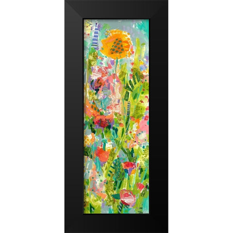 Lime Garden II Black Modern Wood Framed Art Print by Grim, Tara Funk