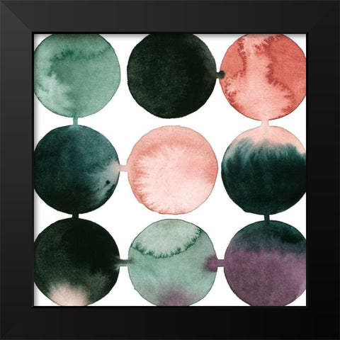 Seafoam Fizz I Black Modern Wood Framed Art Print by Popp, Grace
