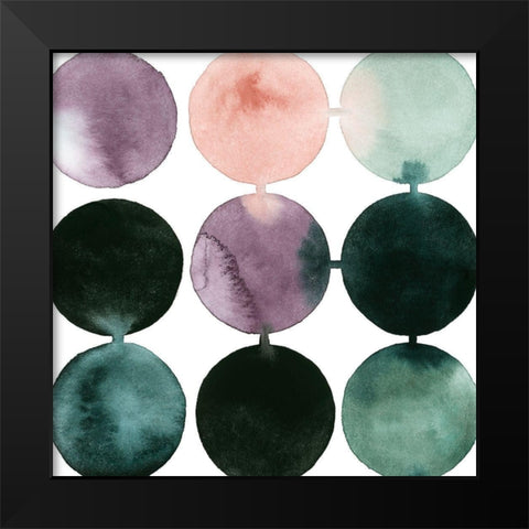 Seafoam Fizz III Black Modern Wood Framed Art Print by Popp, Grace