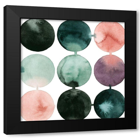 Seafoam Fizz IV Black Modern Wood Framed Art Print with Double Matting by Popp, Grace